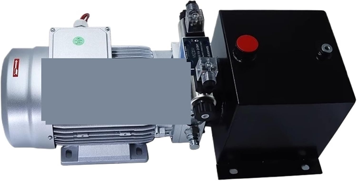 AC Set of Two-Way Hydraulic Power Unit AC380V/220V Hydraulic Station Hydraulic Lifting Pump Station Assembly(AC380V 1.1kw 1390)