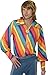 Produktbild Halloween Erwachsene Herren 1970er Disco Fancy Kleid Stecker Rainbow Farbe Shirt