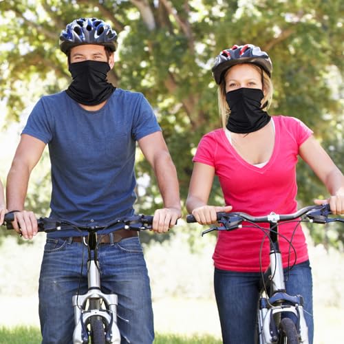 Image of Geyoga 6 /9 Pcs Summer UV Protection Cooling Neck Gaiter Scarf Face Clothing Neck Gaiter Mask Sunscreen Breathable Bandana