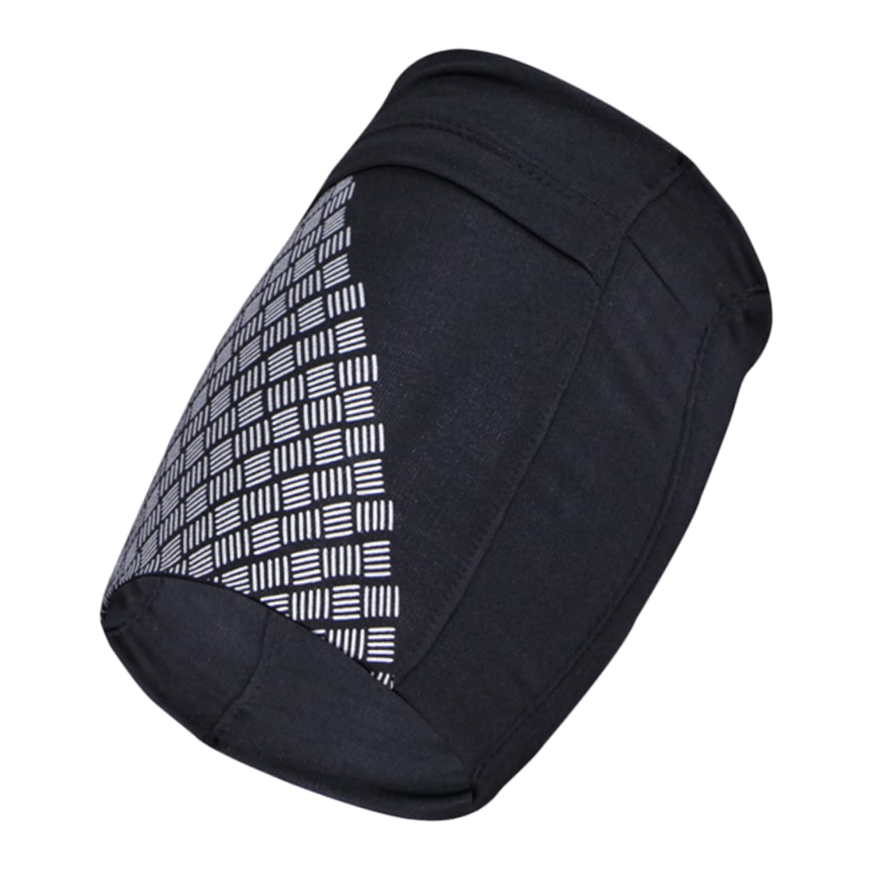 TEHAUX Reflective Sports Arm Bag for Running Portable Multi Purpose Fitness Phone Pouch Black Storage for Cell Phone Keys Cash for Jogging Hiking