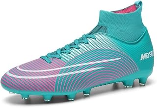 UPYOGA Chuteiras femininas de futebol FG/AG Chuteiras confortáveis antiderrapantes para gramado interno Chuteiras de treinamento profissional de alta aderência (Color : 500-moon, Size : 4.5)