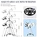 MEEZAA Telescope for Adults Astronomy, 80mm Aperture 600mm Refractor Telescope for Kids & Beginners, Fully Multi-Coated Optics High Transmission Telescopes with Tripod & Phone Adapter & Carrying Bag MEEZAA Telescope for Adults Astronomy, 80mm Aperture 600mm Refractor Telescope for Kids & Beginners, Fully Multi-Coated Optics High Transmission Telescopes with Tripod & Phone Adapter & Carrying Bag