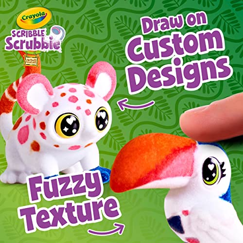 Crayola Scribble Scrubbie Pets Safari Treehouse, Toy Storage Case - image 4