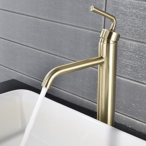 Mitigeur lavabo en laiton avec brosse intégrée pour éliminer le calcaire