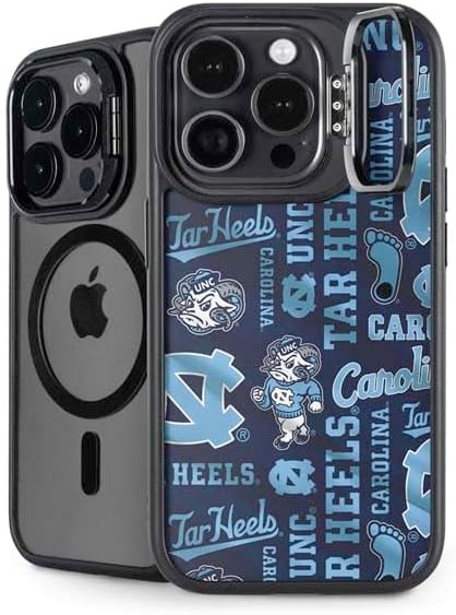 Skinit Kickstand Phone Case Compatible with iPhone 16 Pro - Officially Licensed University of North Carolina UNC Tar Heels Design