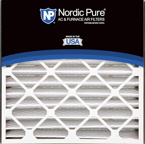 Image of Nordic Pure 20x20x5 Air Bear Replacement Pleated MERV 15 Air Filter 4 Pack | Actual Size: 19 11 /16 x 20 11 /16 x 4 15 /16 Fits 266649-103 Made in USA, Pro Strength HVAC Filtration, Fine Particles