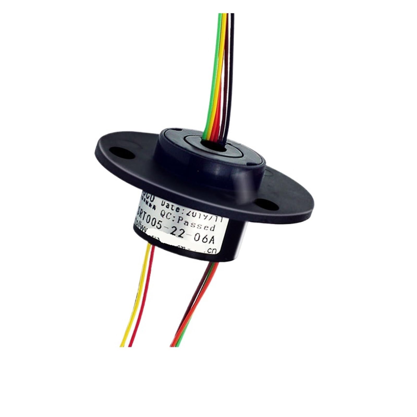 1 Pcs Ring Slip Ring 24612-way Collector Ring Conductive Ring Through Hole Slip Ring(Inner 5mm Outer 22mm - 6 Way 2A)
