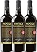 Produktbild VINELLO 3er Weinpaket Primitivo - Papale Linea Oro Primitivo di Manduria 2016 - Varvaglione mit Weinausgießer | halbtrockener Rotwein | italienischer Wein aus Apulien | 3 x 0,75 Liter