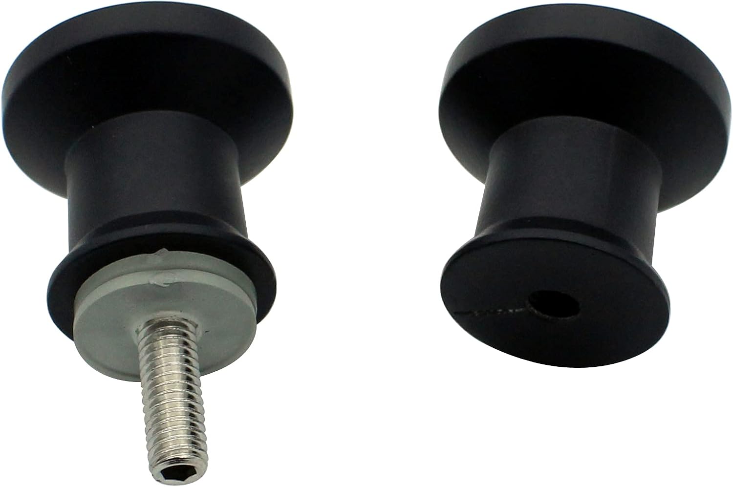 KEABATH 1pc Shower Door knobs Black Round zinc Alloy Glass Door knob Pull Handle for Shower Enclosure Shower Bath Screen Door knobs Replacement - Image 4