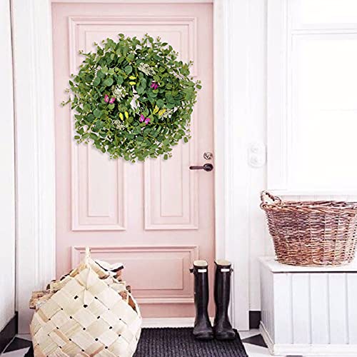 Couronne de feuilles vertes pour déco murale et mariage d'été - 8