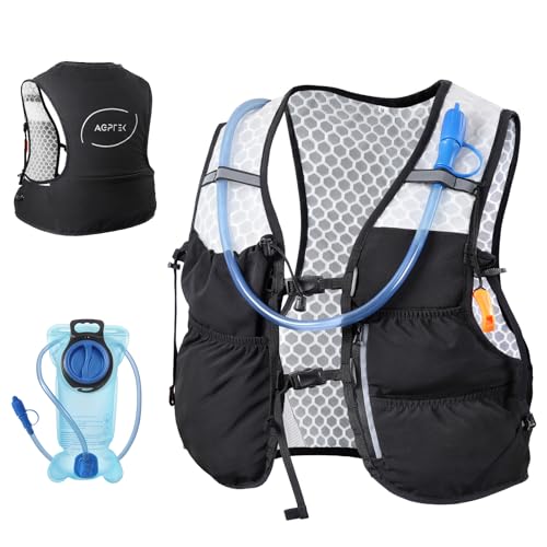 Gilet hydratation trail et vélo pour courir de nuit en toute sécurité M