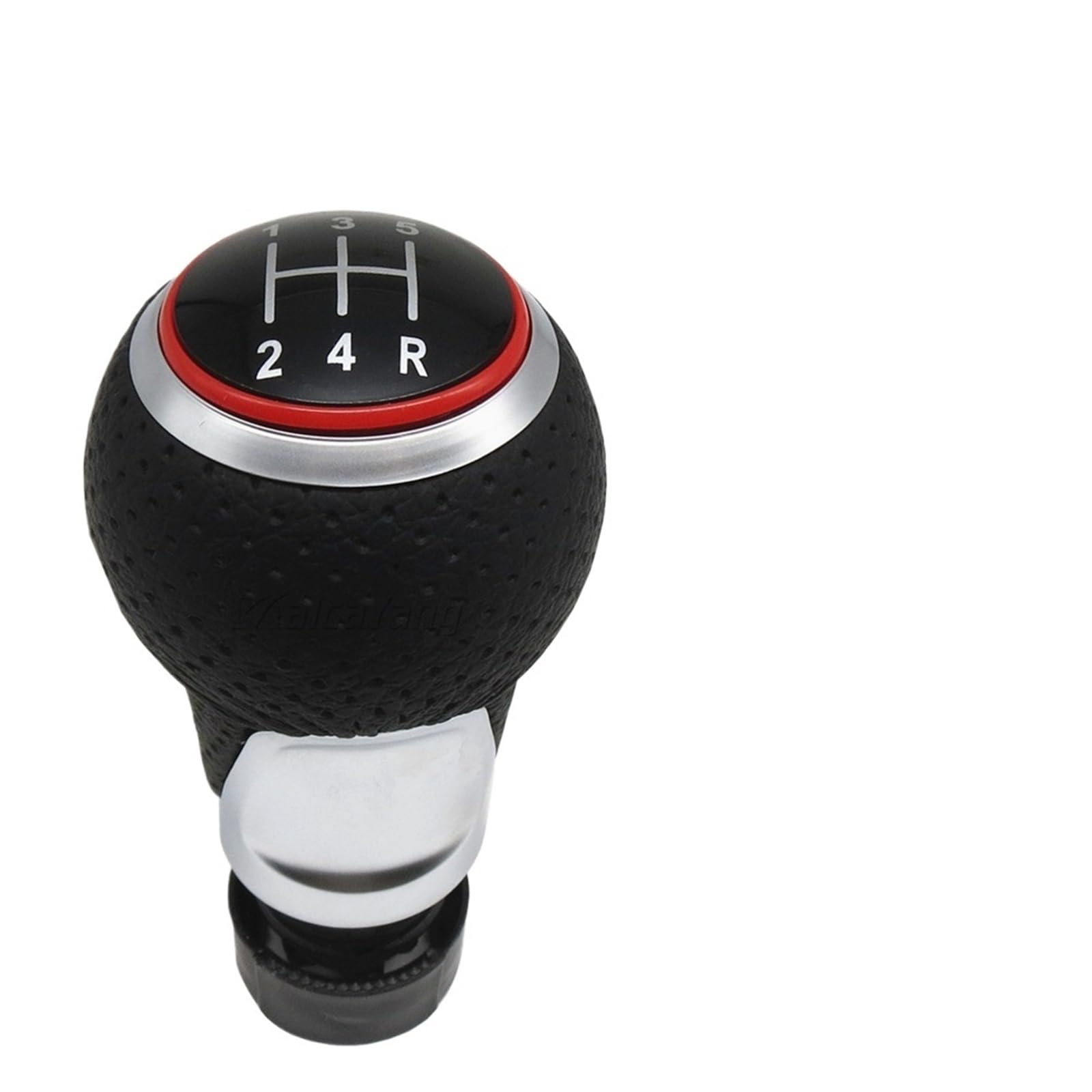 HSUKIHO Car Shift Knob Cover for Passat for Golf MK4 Shifter Car Gear Shift Knob 12mm 5/6 Speed Handle(Red 12345R)