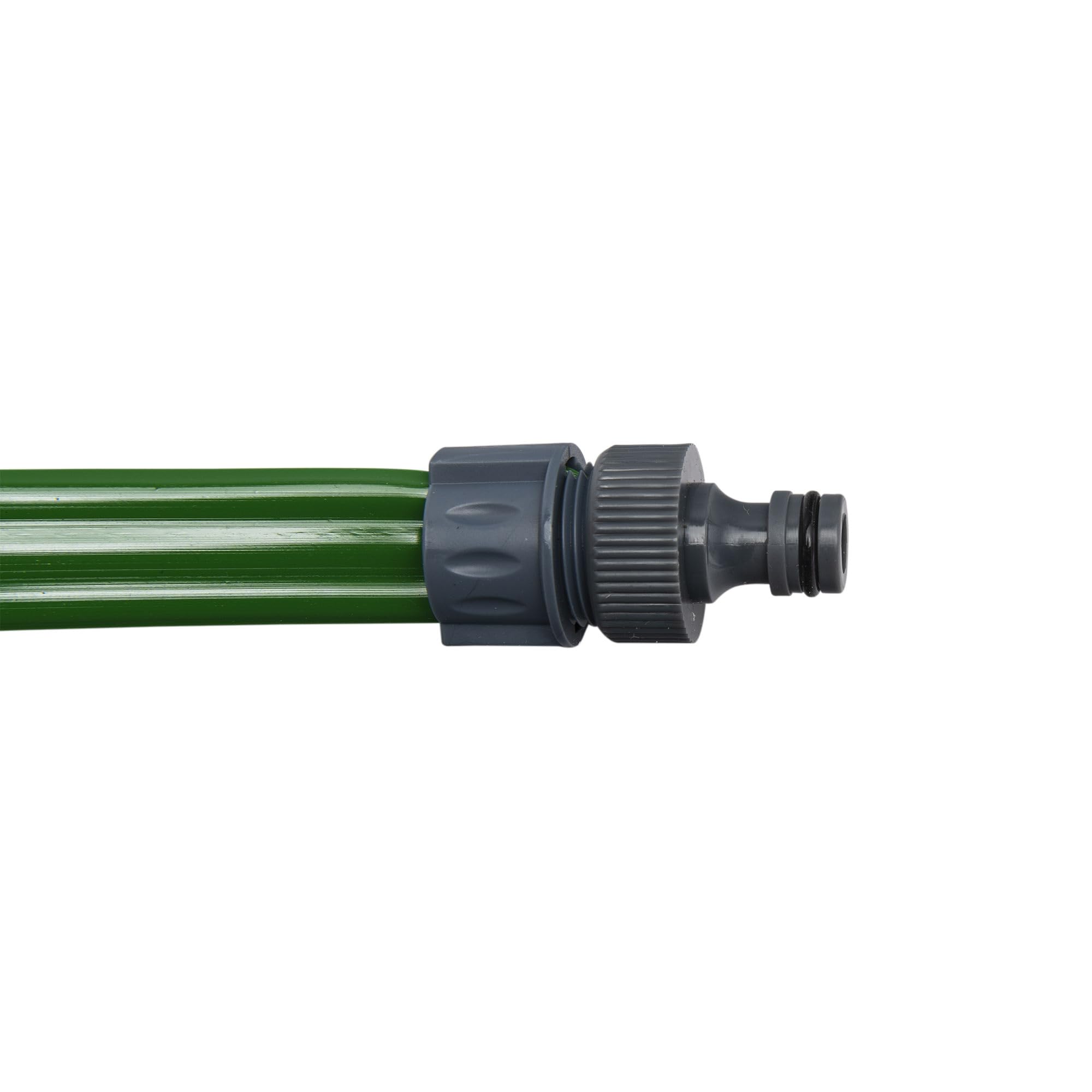 Tuyau D'arrosage Guipé WERKA PRO Vert - 15mm X 20m, 3 Couches Avec Armature, Pression Max 21 Bar, Anti-UV Et Anti-algues