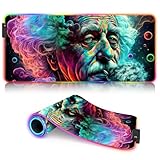 【Tapis de souris de jeu de grande taille à 60*35*0,3 cm】 Le tapis de souris de jeu s'adaptera parfaitement à votre souris et offrira suffisamment d'espace de mouvement de la souris, adapté à tous les types de souris.