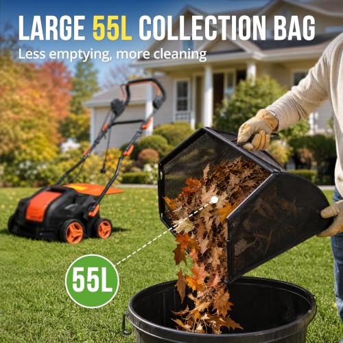 Image of Aspiron 16 inch Artificial Turf Sweeper 15Amp Artificial Turf Vacuum