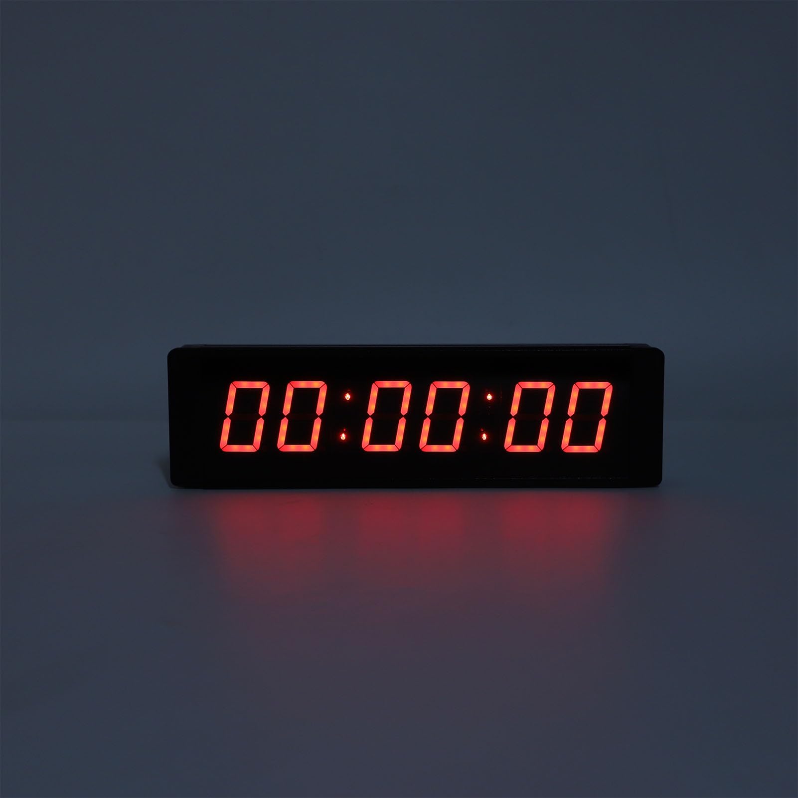 6 Ziffer LED -Rennzeitgeber Running Event Fitnessstudio Timer 12/24 Stunden Echtzeit Wall Clock Countdown Count Up