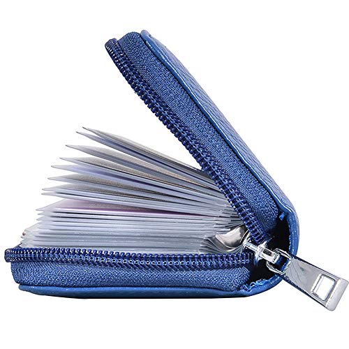 BESLIME Credit Card Holder - RFID Blocking Leather Card Holder for Men & Women