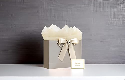 Jmanni Gift Bags, 1Pcs Gift Bags Large With Ribbon And 1 Greeting Cards 2 Tissue Paper thumb #6