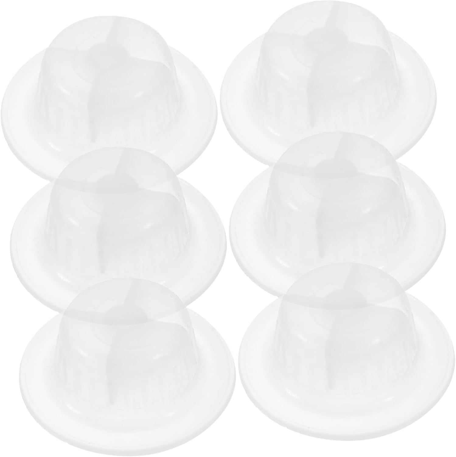 Housoutil 100pcs Fan Nut for Table Fans Easy Installation Plastic Replacement Caps Accessories for and Washable