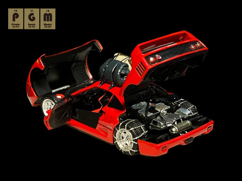 PGM 1/64 F40 Red Snow Drifting Ver. Finished Product : Amazon.co