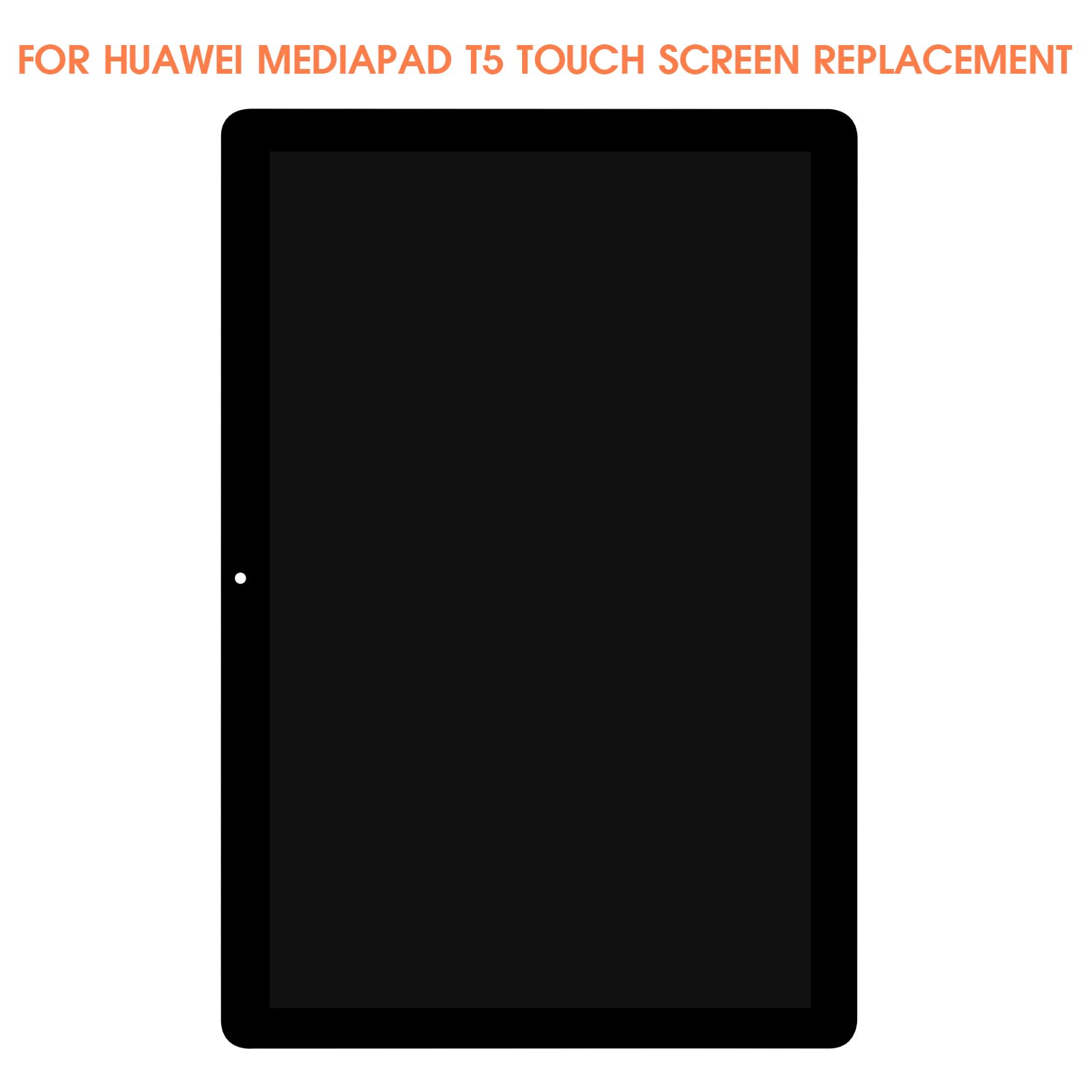 ARSSLY Display für Huawei MediaPad T5 10 LCD Display für Huawei MediaPad T5 AGS2-L09 AGS2-W09 AGS2-L03 AGS2-W19 Touchscreen Digitizer Assembly Reparatur-Set (schwarz)