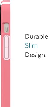 Speck iPhone 14 & iPhone13 Case- Drop Protection, Scratch Resistant, Built for MagSafe Phone Case with Soft Touch Coating - 6.1 Model, Dual Layer Case -Sweet Coral/Light Coral CandyShell Pro, 1 count
