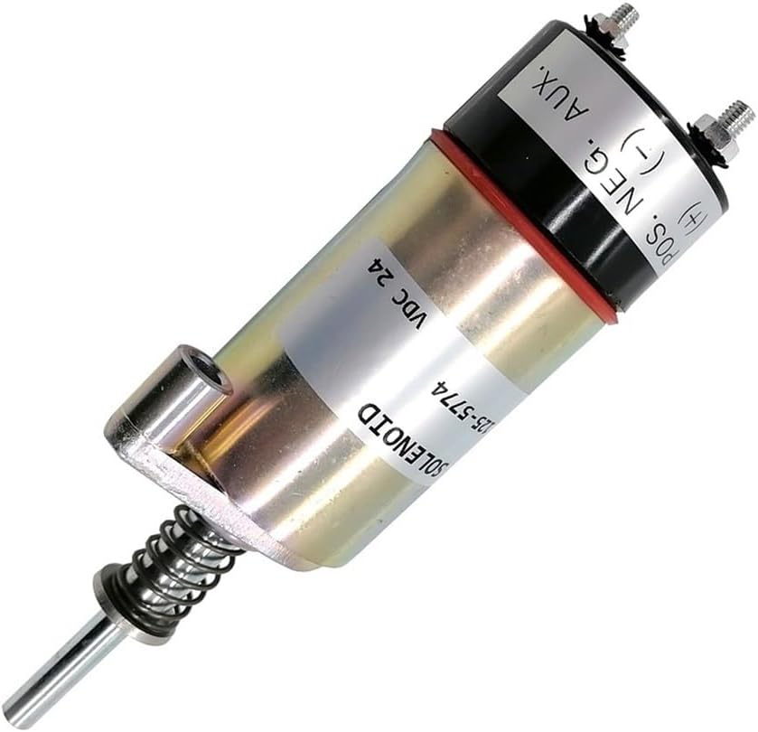 Amazon.co.jp: IMELBUFF 125-5774 燃料遮断ソレノイド 24V ストップ