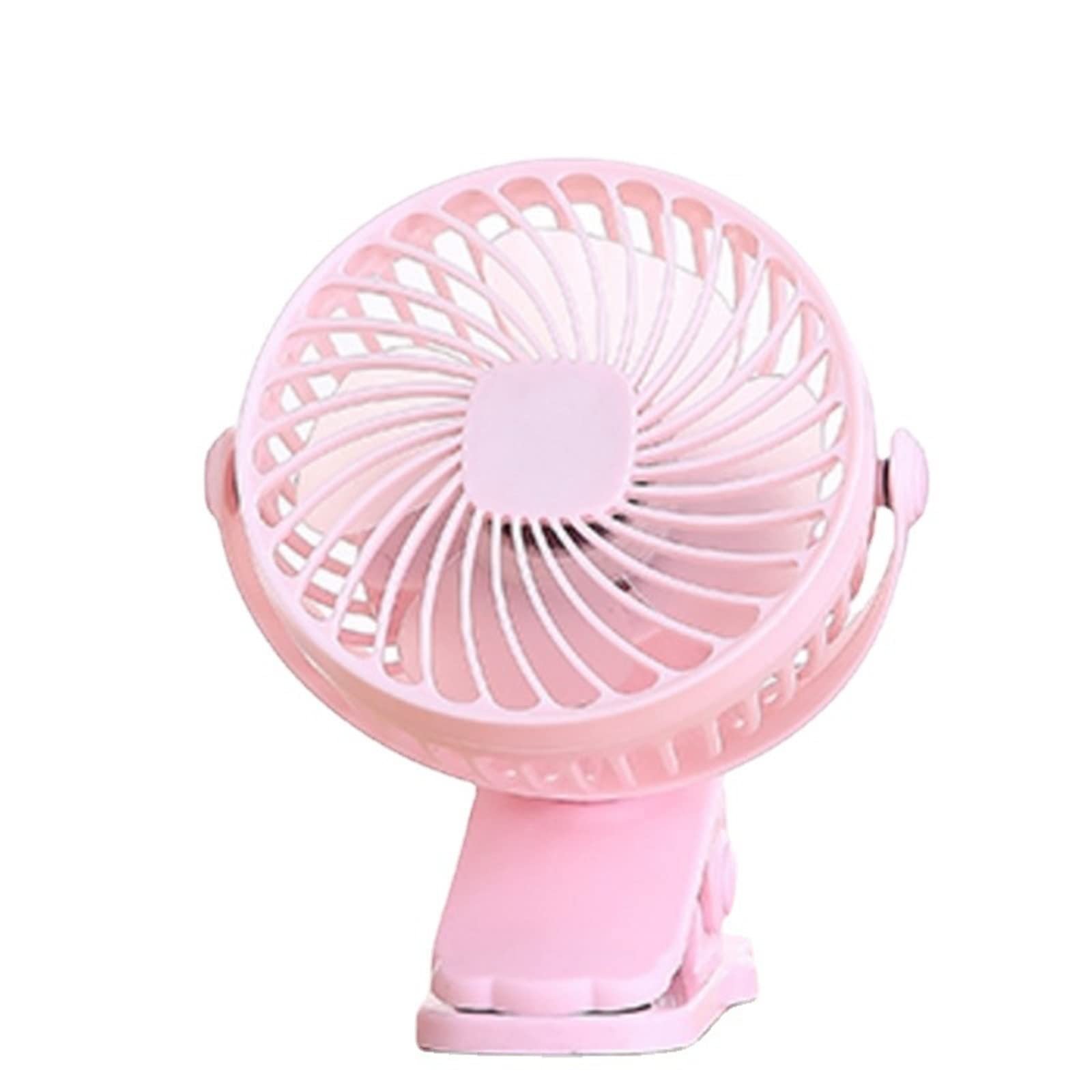 Cute Quiet Fan Clip Type Small Fan With 3 Speeds Personal Fan For Office Home Portable Handheld Fan