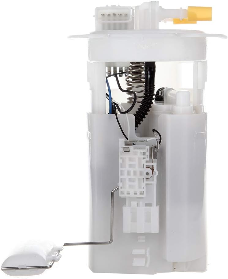 SCITOO Electric Fuel Pump Module Assembly with Sending Unit Compatible with 2000 2001 2002 2003 2004 2005 2006 for Nissan Sentra 1.8L 2.5L 2.0L w/ 2 Tube Ports; w/Flange Replace OE E9184M