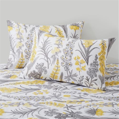 Parure de lit imprimé floral 100% polyester microfibre réversible 260x220 - 3