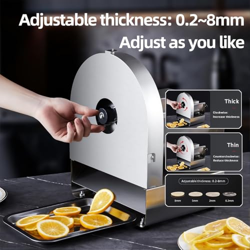 Máquina eléctrica para cortar verduras, acero inoxidable miniatura 6