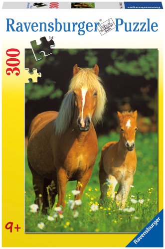 Preisvergleich Produktbild Ravensburger 13031 - Glückliche Pferde - 300 Teile Puzzle