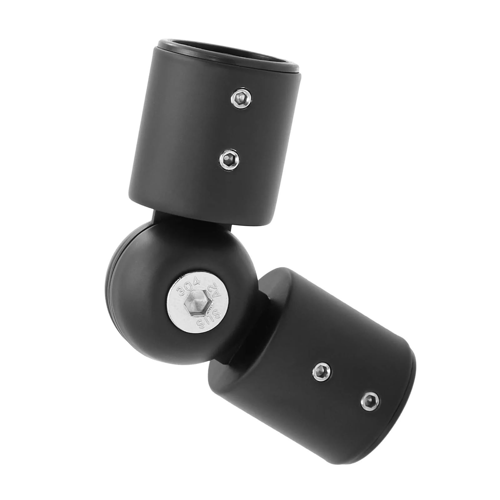 Corner Curtain Rod Connectors Adjustable Curved Rod Hinge Joint Elbow Corner Link Adapter, Premium Window Curtain Pole Bracket Connector For Multi-Angle Frame