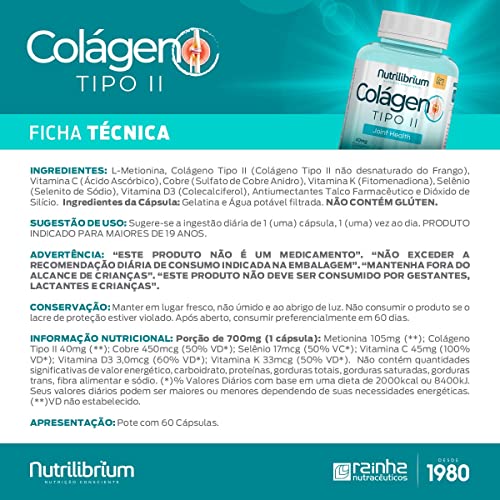Colágeno Verisol Ácido Hialurônico 200g + Colágeno Tipo 2 60 Caps Nutrilibrium (Único, Frutas Vermel
