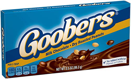 Goobers Fresh Roasted Peanuts with Classic Milk Chocolate, Bulk Ferrero Candy, Perfect Easter Egg Basket Stuffers, 3.5 Ounce (Pack of 15)