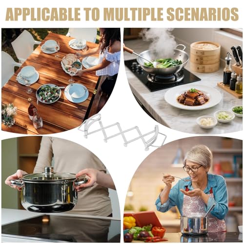 Salvamanteles de metal con construcción resistente para cocina 4