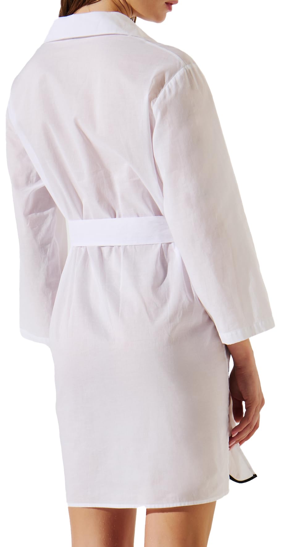 KARL LAGERFELD B.V Damski Lagerfeld, Women's, Karl DNA Signature Beach Dress Sunsuit, biały, XS