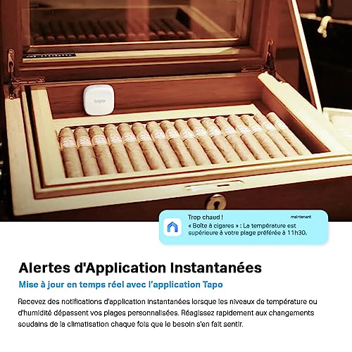 Tapo Thermomètre Intérieur Connecté WiFi, Hygromètre Température T310 – vue 3