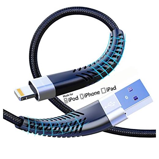 [Apple MFi Certified ] iPhone Charger 6ft, Nylon 2Pack 6 Feet Lightning Cables Long, High Fast 6 Foot iPhone Charging Cord with Metal Connector for Apple iPhone 11/11Pro/11Max/XS/XR/XS Max/8/7/6/5S