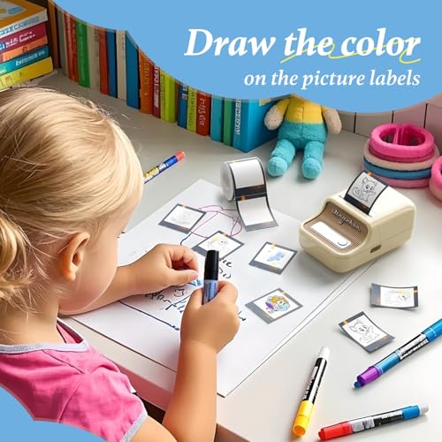NIIMBOT Photo Labels– Print HD Thermal Labels(2\'\'x2.76\'\', 50x70mm) for Memories, Notes, Lists & DIY Projects – Compatible with Pro Series Label Makers