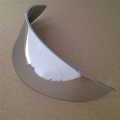SEMT-7'' Chrome Headlight Visor Compatible With Road Royal V Star Virago, Cruisers [B074MM981S]