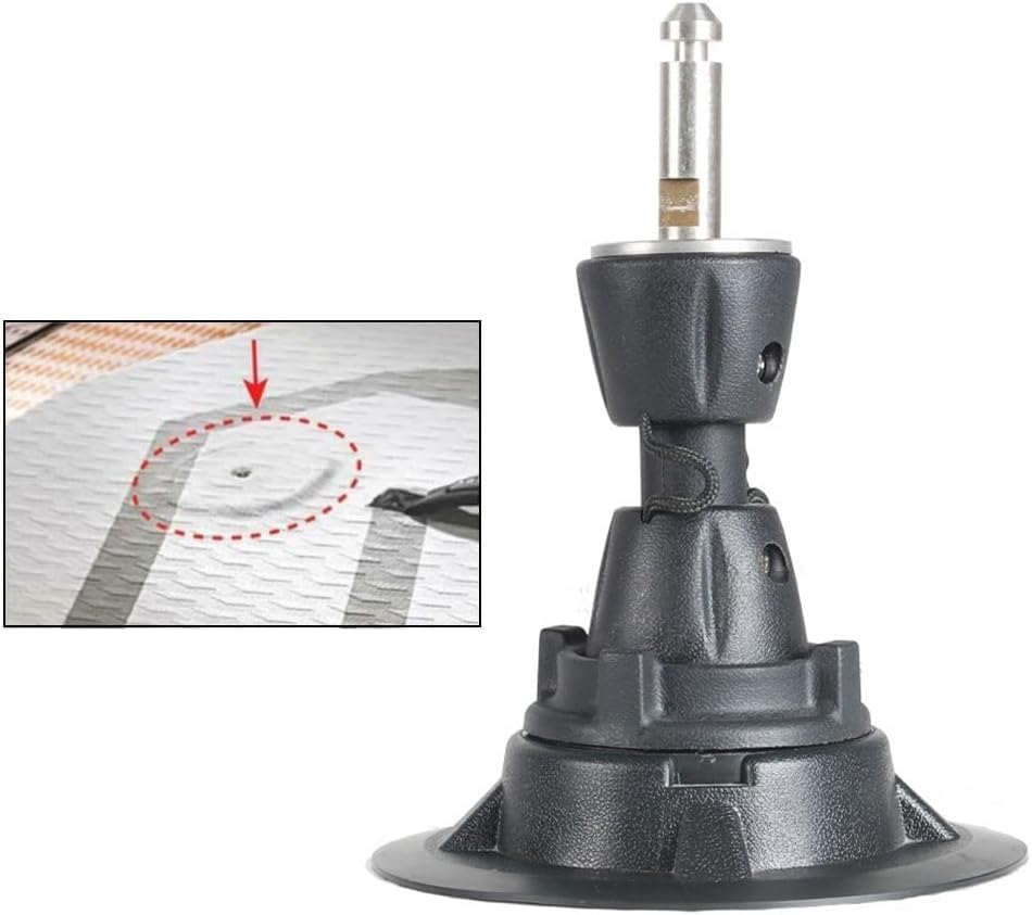 TaiCha Base de mástil de windsurf giratoria 360 grados diámetro 12,5 cm para tablero de vela