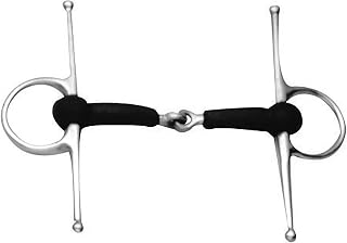 Korsteel Soft Rubber Jointed Full Cheek Snaffle Bit, 5