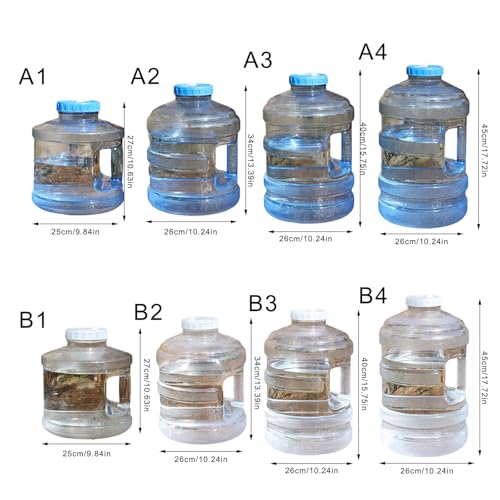 Distributeur d'eau portable transparent design épuré pour voyage - 7