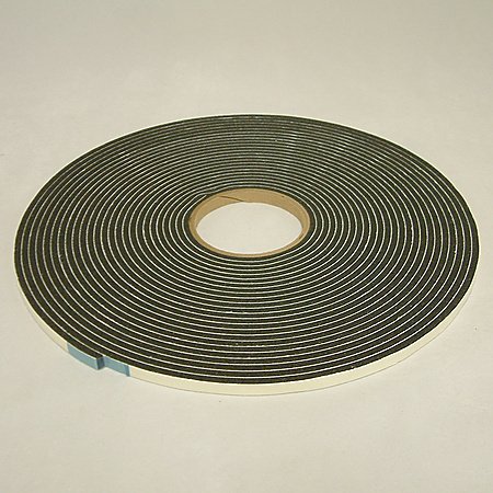 Jvcc Scf-01 Low-Density Pvc Foam Tape [Single-Sided, Closed Cell]: 1/4 In. X 75 Ft. X 1/8 In. Thick (Black) #TOP5