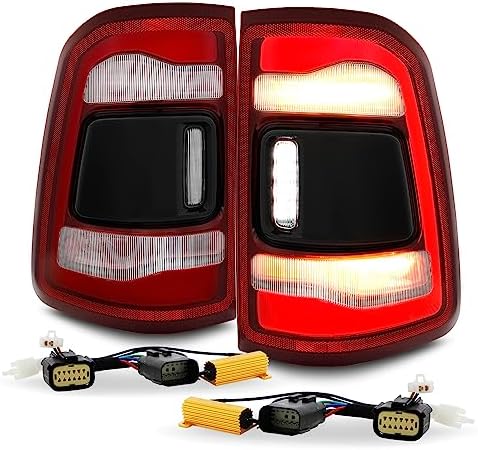 2019-2023 Ram 1500 Black Incandescent Model W/o Blind Spot Tail - Foto 2