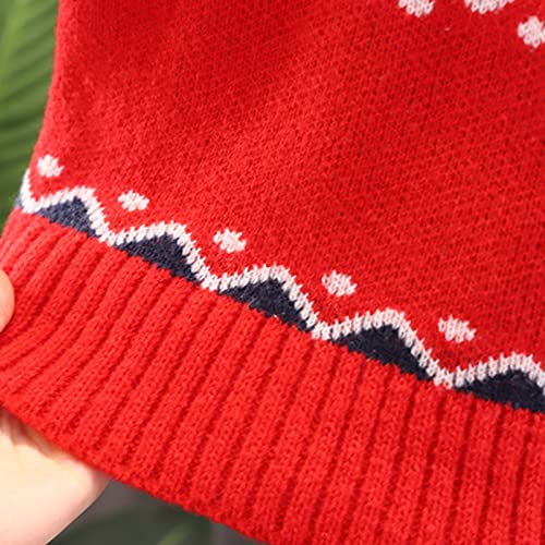Camisa de moletom para meninos e meninas, suéter de gola alta com desenhos animados, roupas de Natal