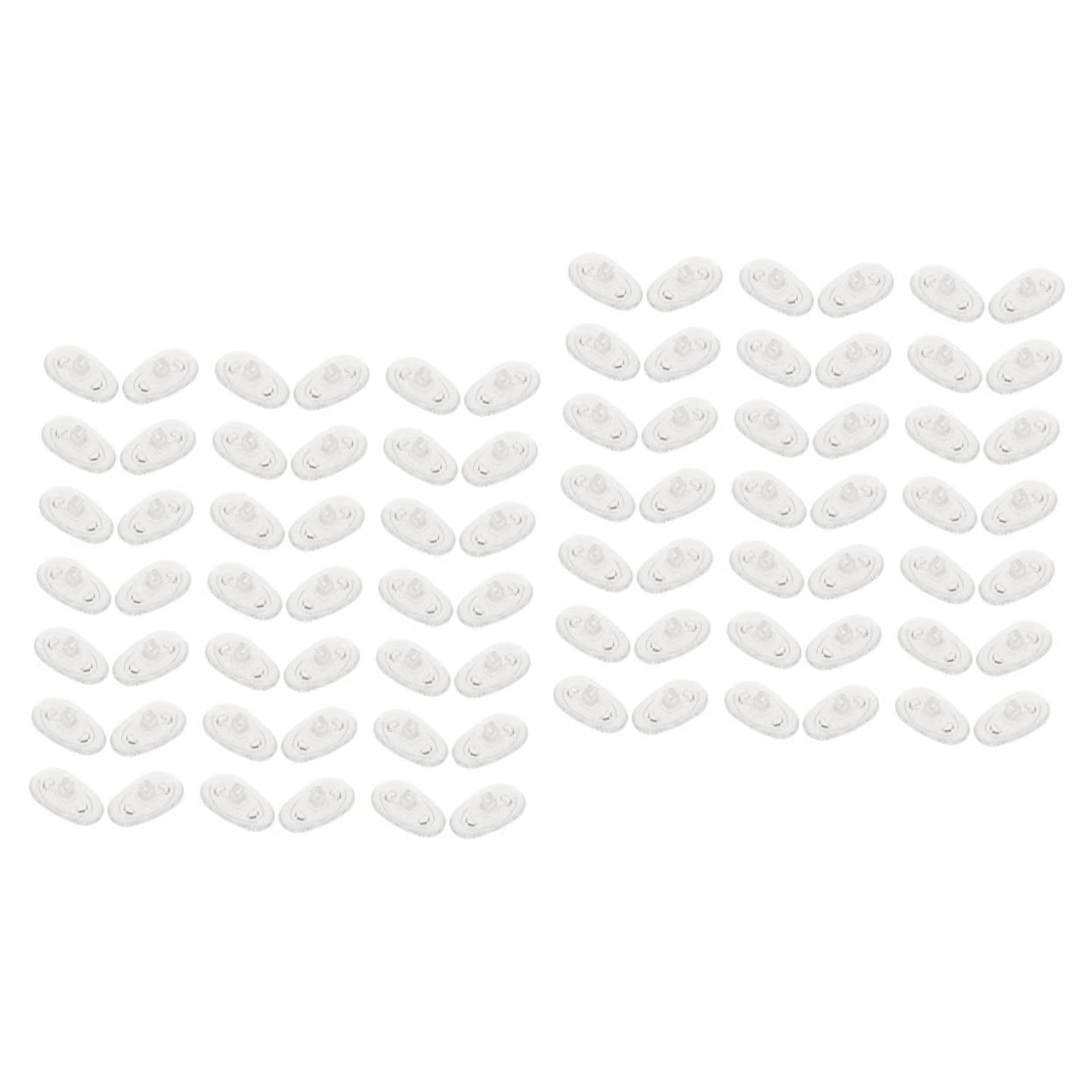 Healeved 5er-set Nasenpads Mit Weichem Klebstoff – Ersatz-nasenpads Für Brillen Bequeme Nasenpads Aus Silikon Für Brillen 100 Paar X 5