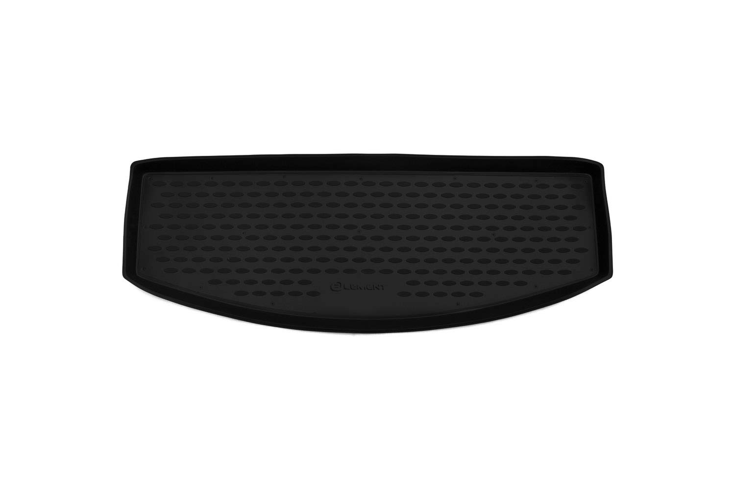 Tapis de Coffre Bac de Protection Antiderapant en Caoutchouc sur Mesure Volkswagen Touran 2003-2015 Banquette arriÃšre dépliée 7 des Places