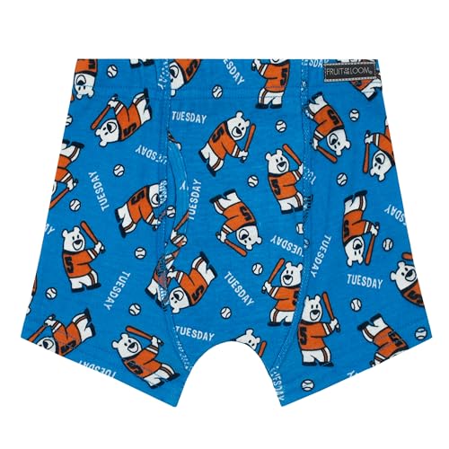Image of Fruit of the Loom boys And Toddler Boxer Briefs, Tag Free & Breathable Underwear, Assorted Color Multipacks